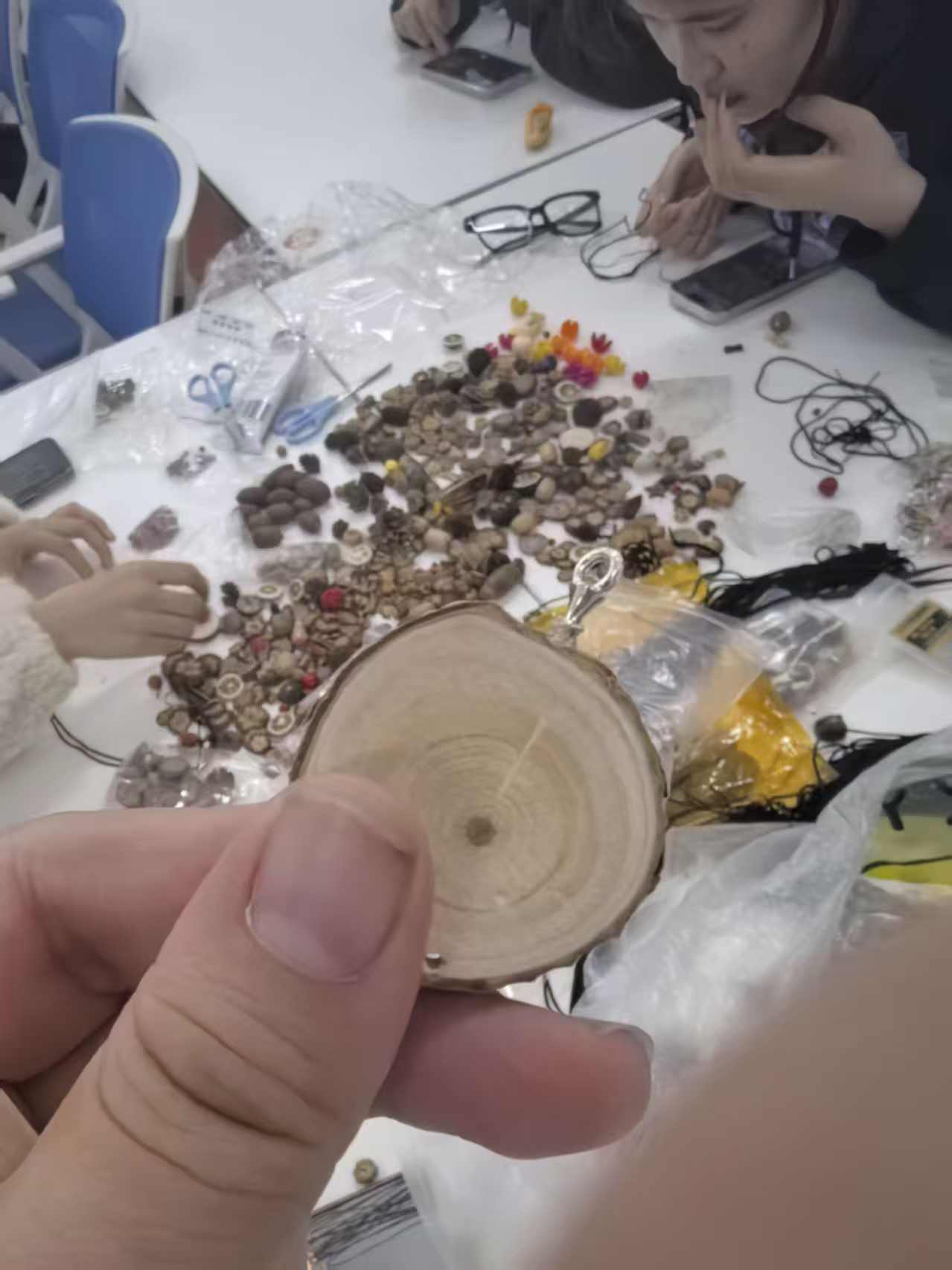 木质切片挂件